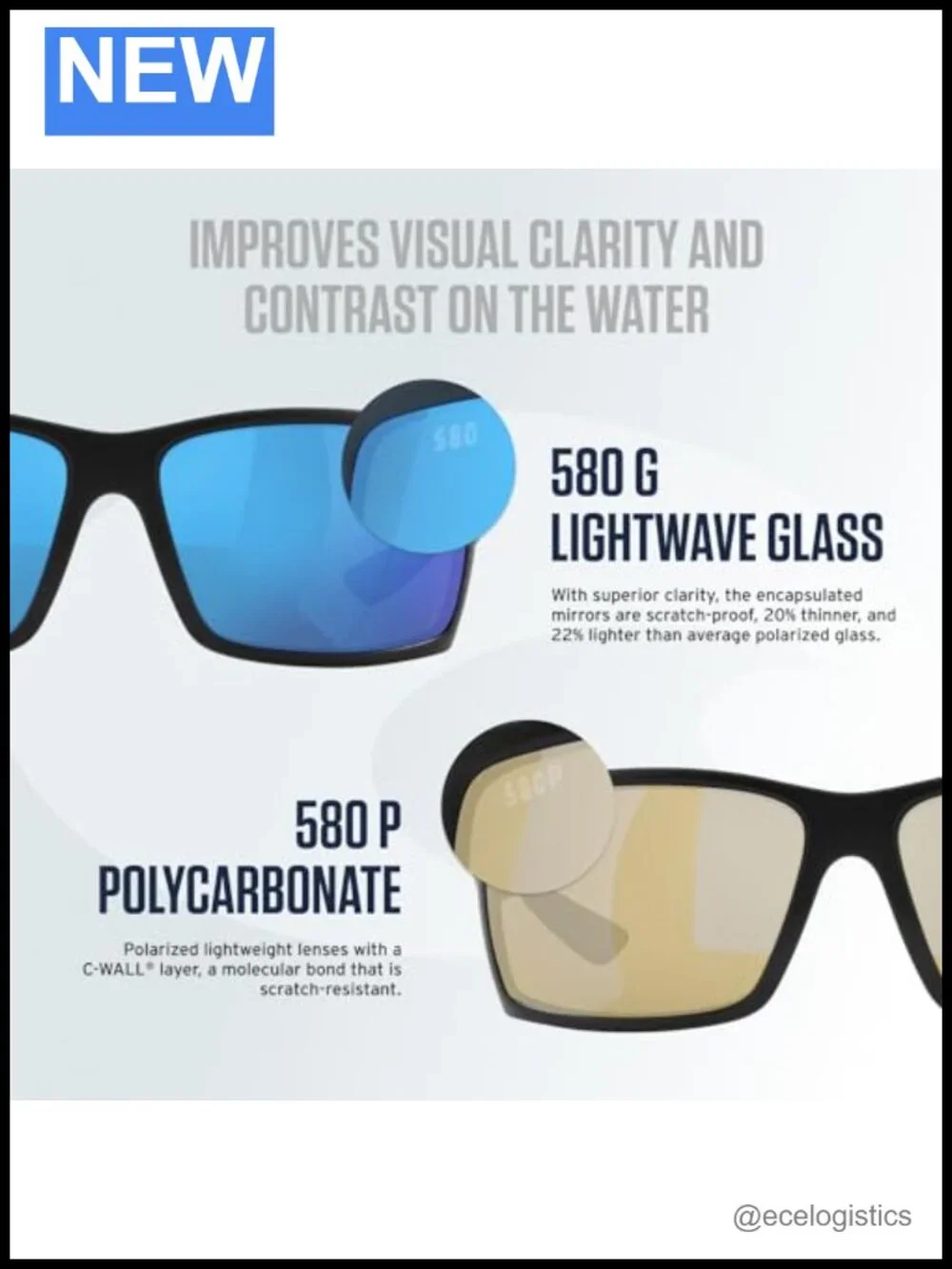 Small Frame Polarized Glass Sunglasses for Fishing With Case